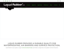 Tablet Screenshot of liquidrubbereurope.com
